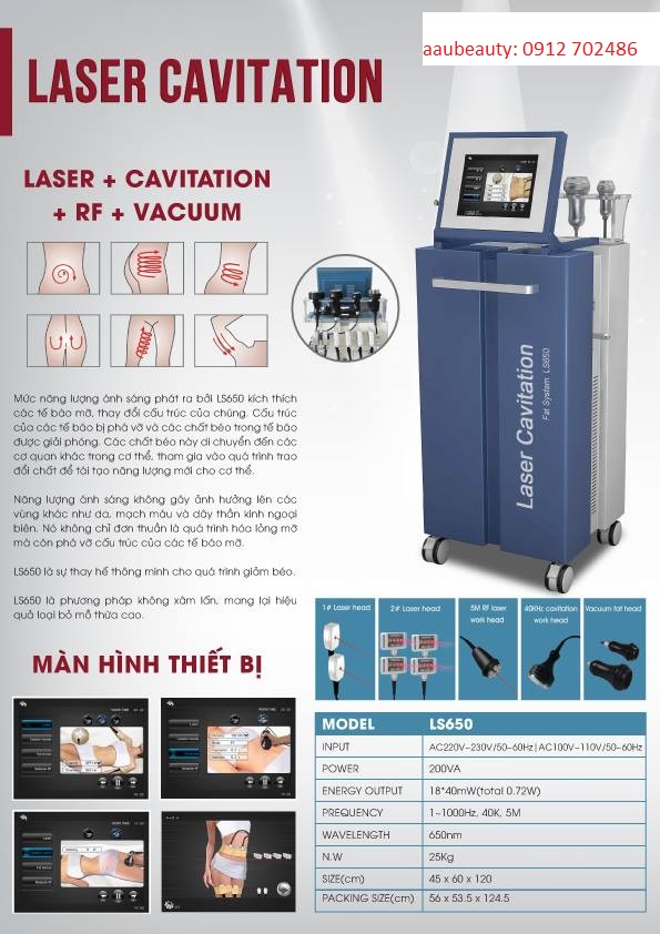 Máy giảm béo lipo LS650